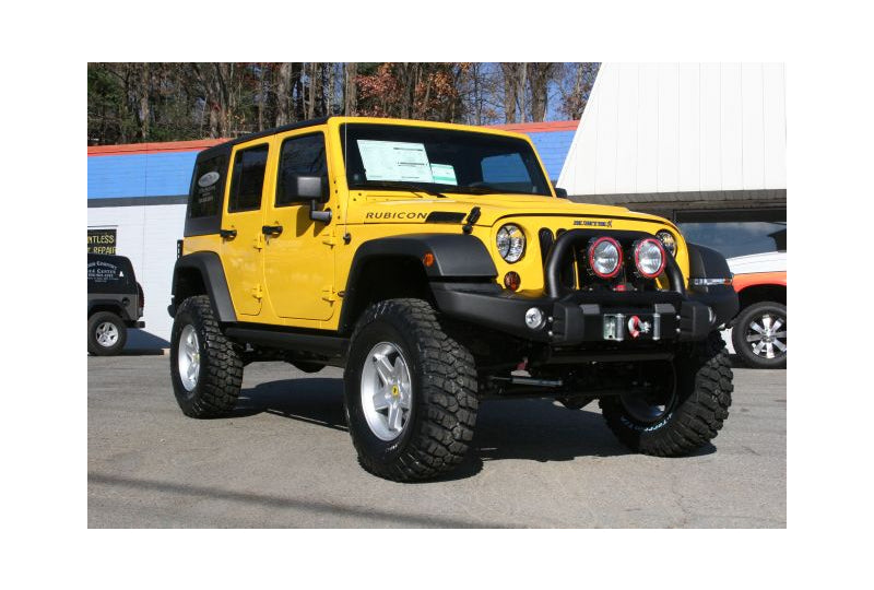 2011 Yellow Jeep Wrangler JK Rubicon Unlimited