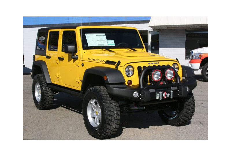 2011 Yellow Jeep Wrangler JK Rubicon Unlimited - SOLD