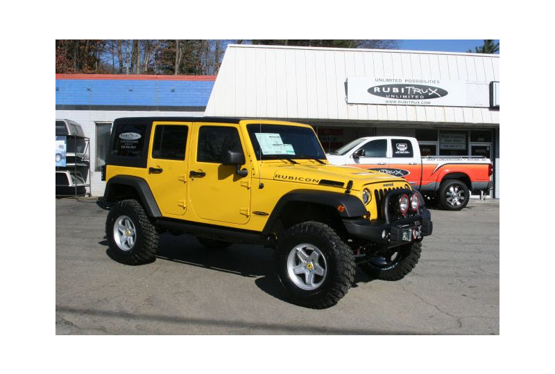 2011 Yellow Jeep Wrangler JK Rubicon Unlimited - SOLD