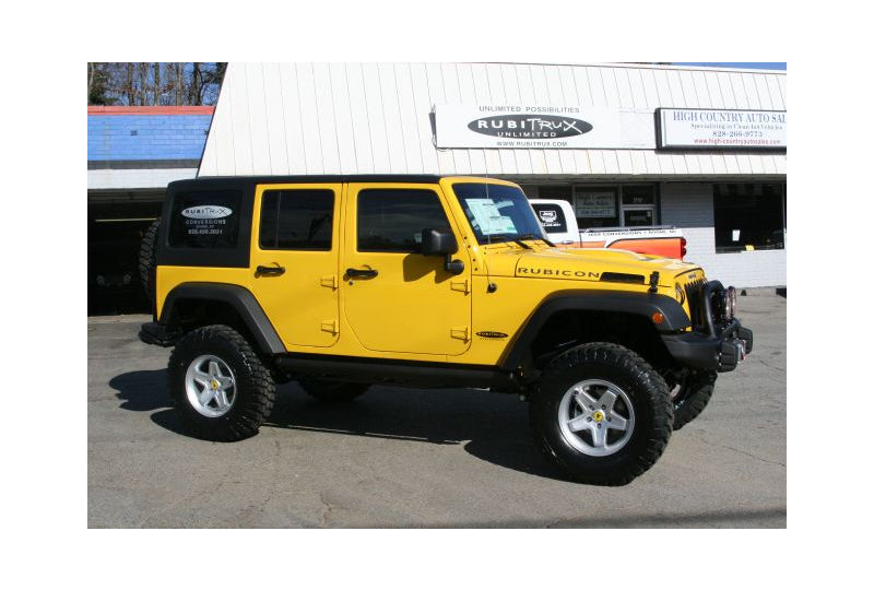 2011 Yellow Jeep Wrangler JK Rubicon Unlimited - SOLD