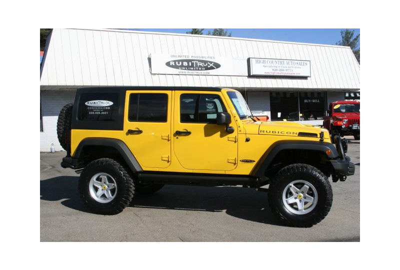 2011 Yellow Jeep Wrangler JK Rubicon Unlimited - SOLD