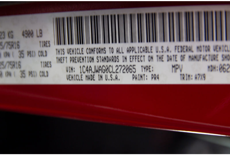 2012 Jeep Wrangler Sport JK Flame Red - SOLD