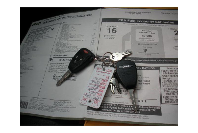 2012 Black Jeep Wrangler Unlimited Rubicon - SOLD