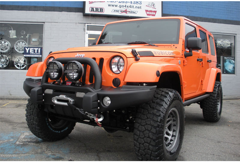 2012 Orange Jeep Wrangler Unlimited Rubicon