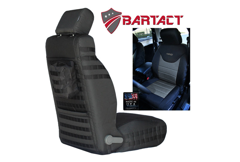 Bartact 2013-2018 Jeep Wrangler JK Front Seat Cover Pair