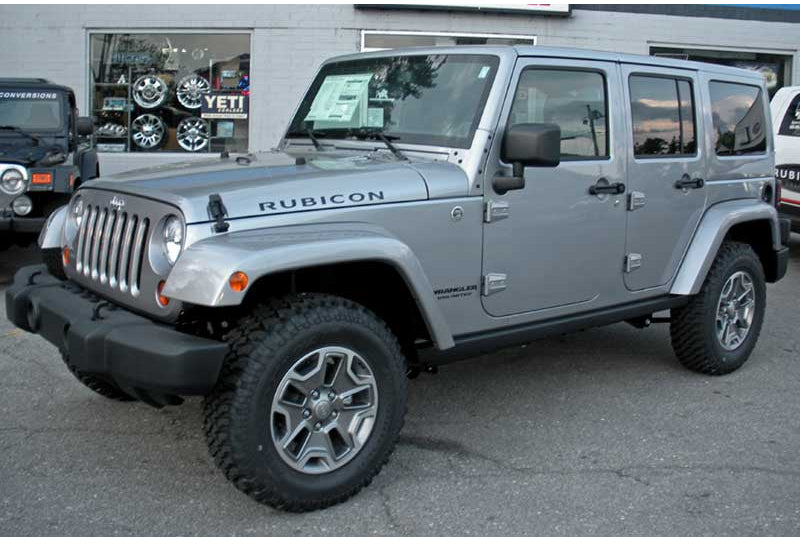 2013 Custom Jeep Wrangler Rubicon Billet Silver Metallic - SOLD