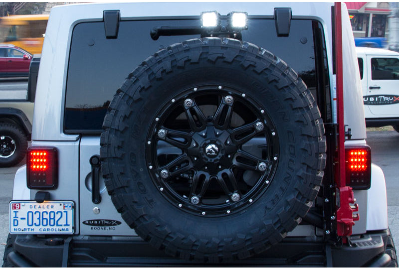 Recon 264234 LED Tail Lights; Jeep Wrangler JK