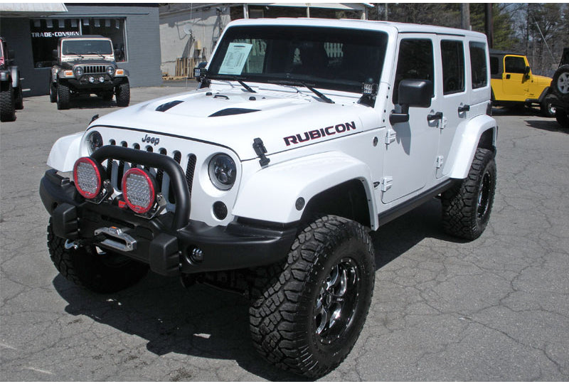 2014 Jeep Wrangler Rubicon White Passenger Side View