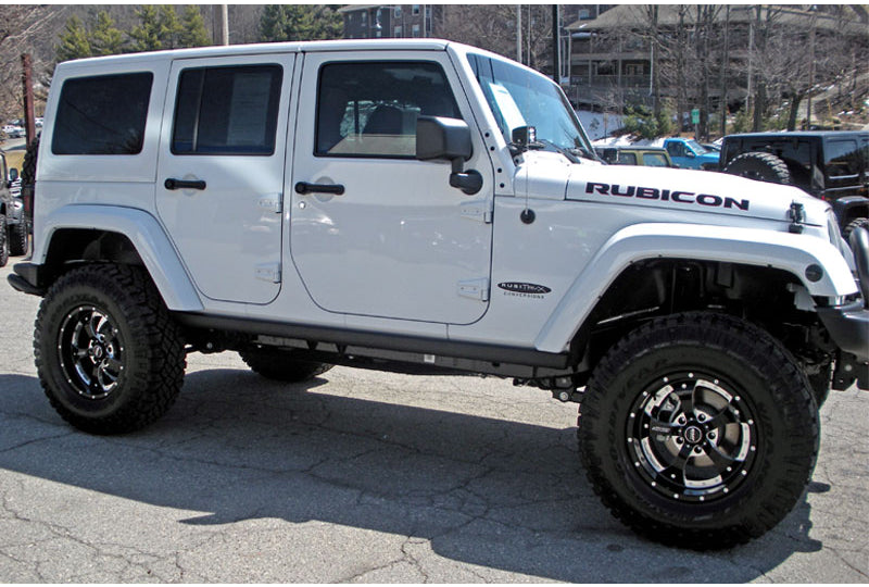 2014 Jeep Wrangler Rubicon White Front Driver Side View