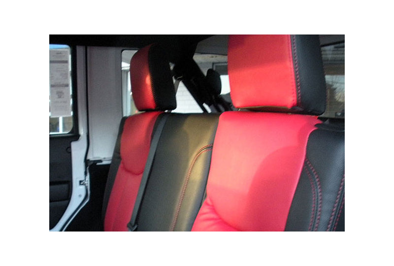 Two Tone Leather Seats Rear