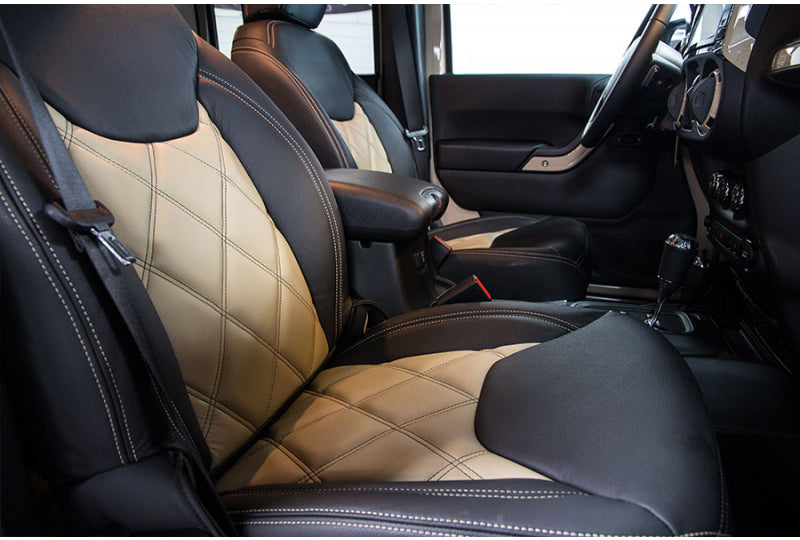 Color Matched Alea Eleganza Diamond Stitch Leather 