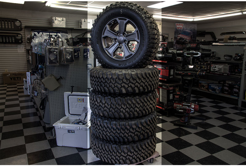 2017 Jeep Wrangler Rubicon Recon Wheels and Tires