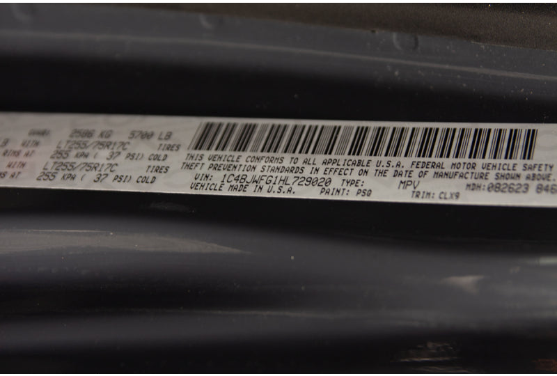 2017 Jeep Wrangler JK Unlimited Rubicon Recon Rhino - SOLD