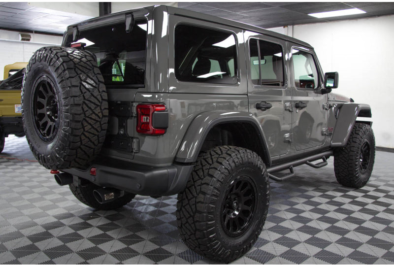 aFe Stainless Dual Exhaust w/ Black Tips