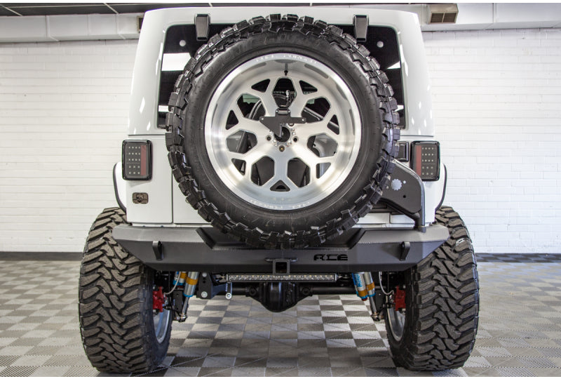 20" Rigid Industries SR Midnight Edition LED Light Bar on Rear Bumper