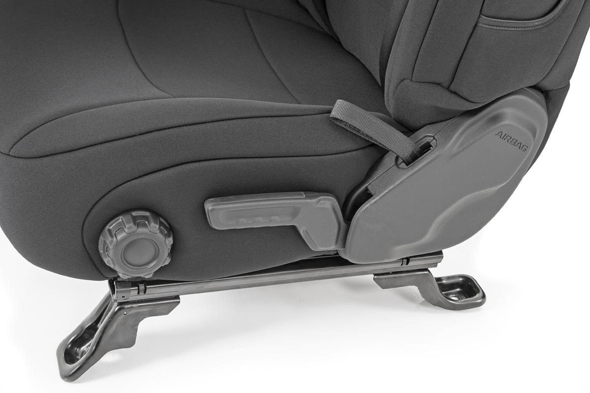 Rough Country Neoprene Seat Covers; Wrangler JL