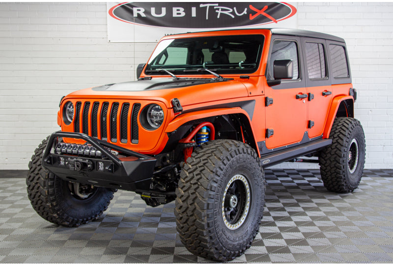 2019 Jeep Wrangler Unlimited Rubicon JL Hellcat Line-X Orange & Black - SOLD