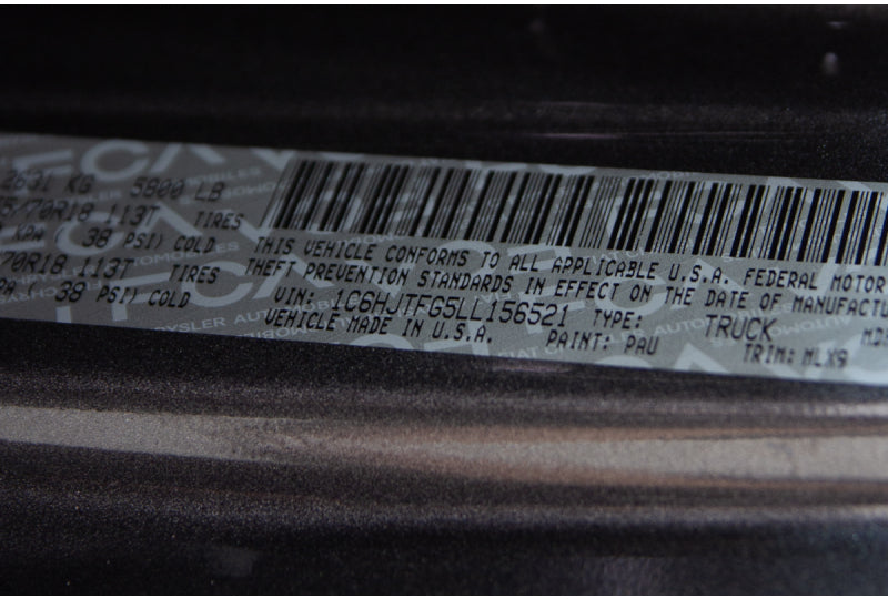 2020 Jeep Gladiator JT Overland Granite Crystal - SOLD