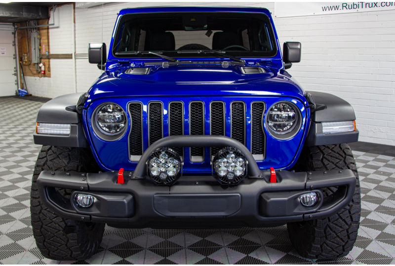 Maximus-3 SLP Hoop, Black; Wrangler JL & Gladiator JT w/ Steel Bumper Group