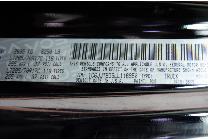 2020 Jeep Gladiator JT Rubicon HEMI Black - SOLD