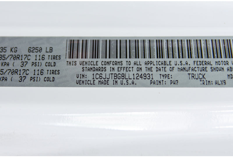 2020 Jeep Gladiator JT Rubicon HEMI Bright White - SOLD