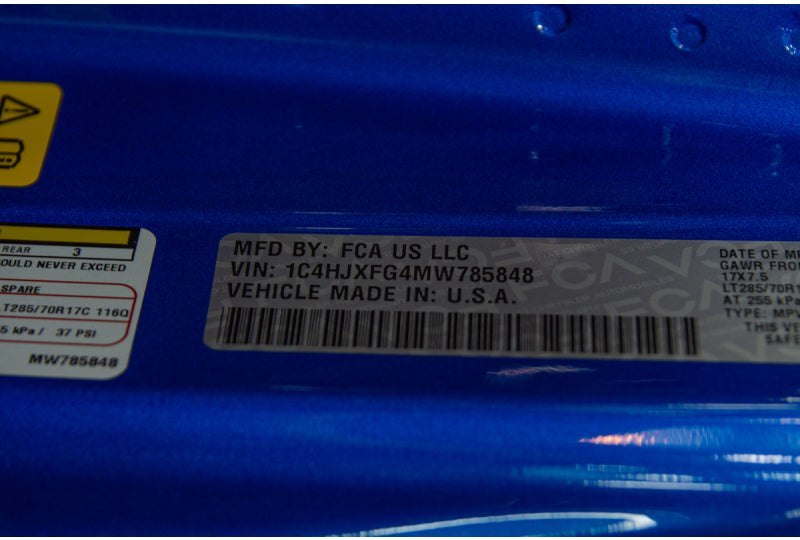 2021 Jeep Wrangler JL Unlimited Rubicon Hydro Blue