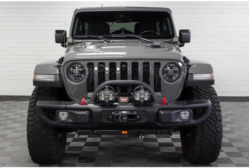 2021 custom lifted jeep wrangler jlur unlimited jl rubicon sting gray front