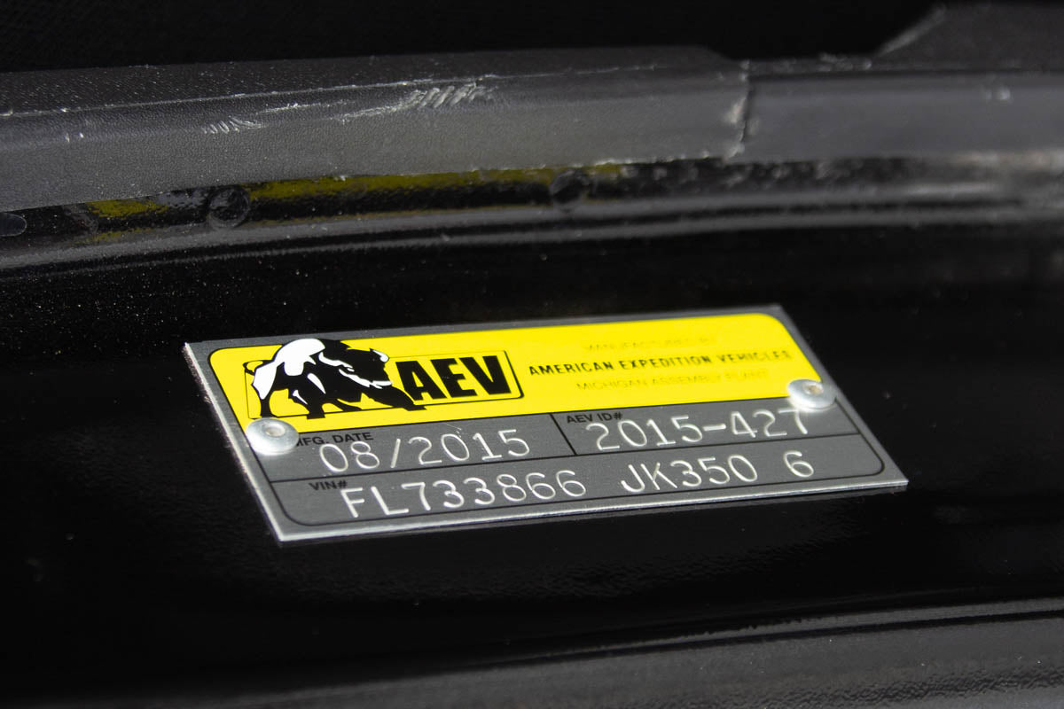 2015 Jeep Wrangler JKUR AEV JK350 HEMI Hard Top Black - SOLD