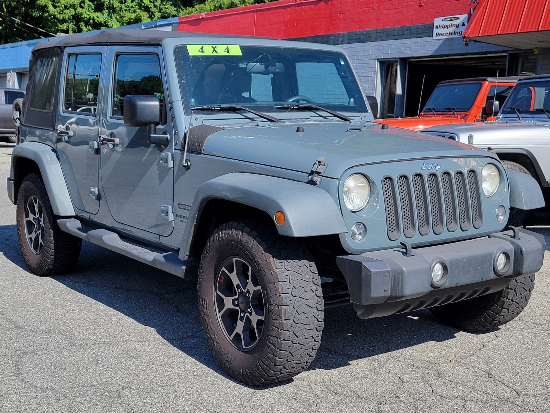 Incoming 2014 Jeep Wrangler JKU Sport Soft Top Anvil, 111k Miles