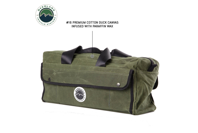 OVS Small Duffle - #16 Waxed Canvas, Straps