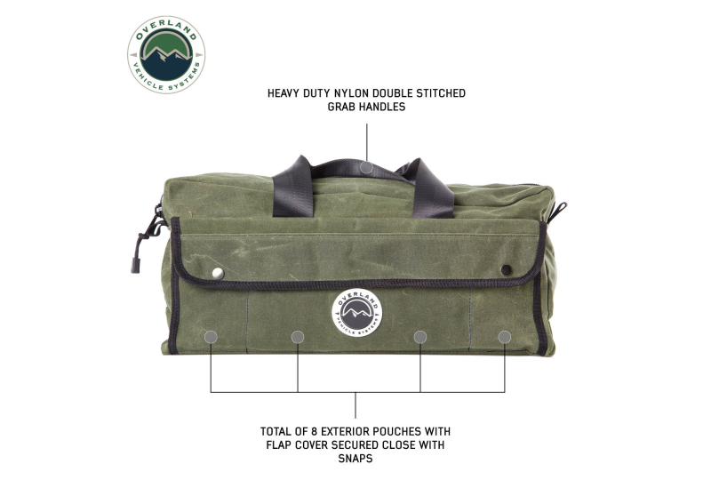 OVS Small Duffle - #16 Waxed Canvas, Straps