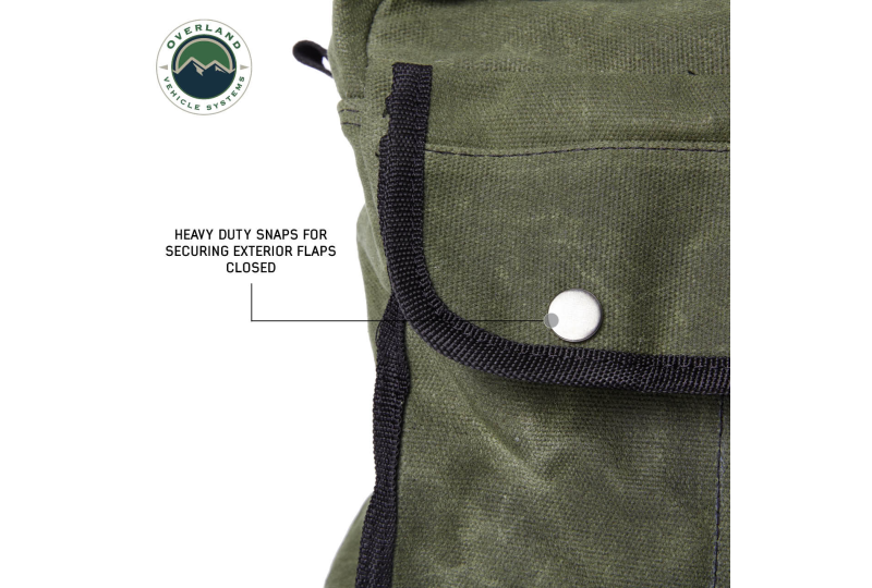 OVS Small Duffle - #16 Waxed Canvas, Straps