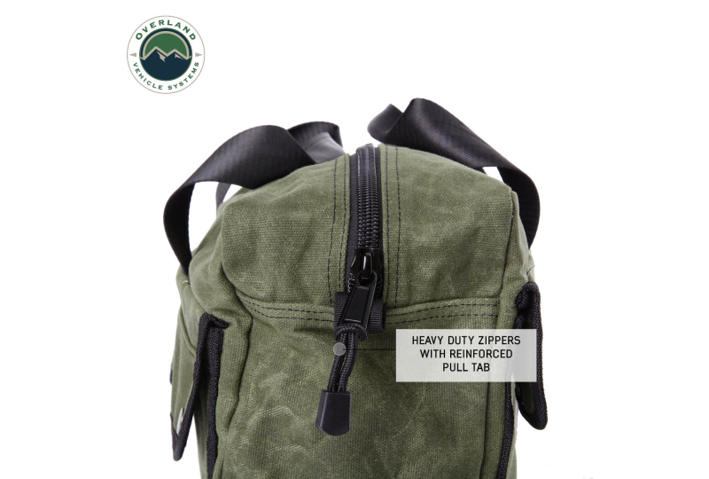 OVS Small Duffle - #16 Waxed Canvas, Straps