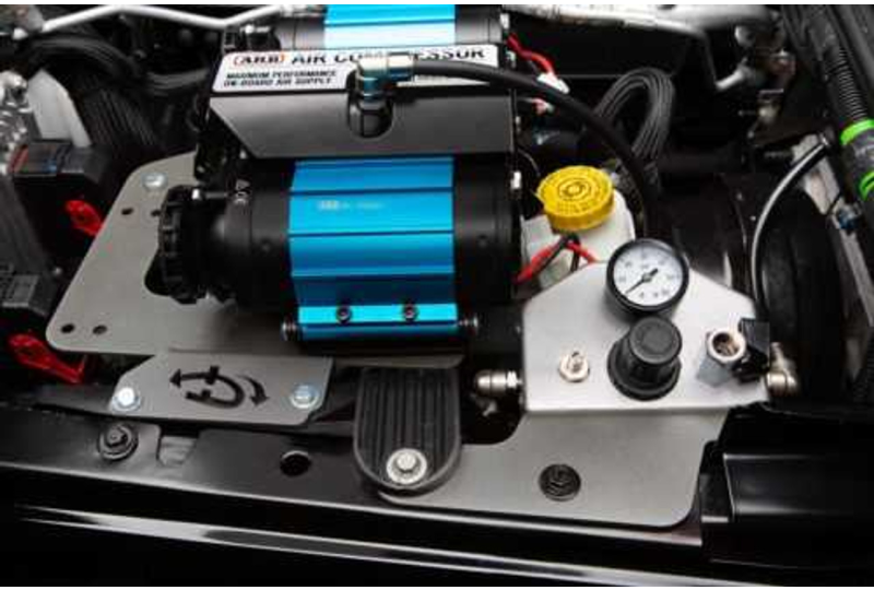 OVS JK Compressor Mount Kit - Engine, ARB & EGOI II, Gray