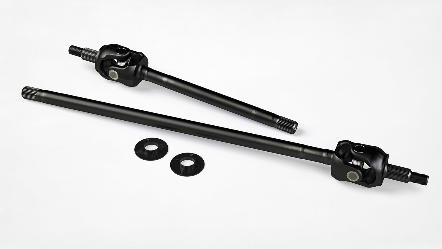 07-18 Wrangler JK Tera44 HD Front Axle Shaft Kit w/ Outer Stubs & U-Joints Wide 30-Spline TeraFlex