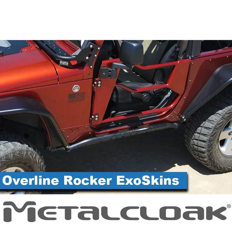 Metalcloak Rocker Exo Skin - 2 Door - Bare Metal