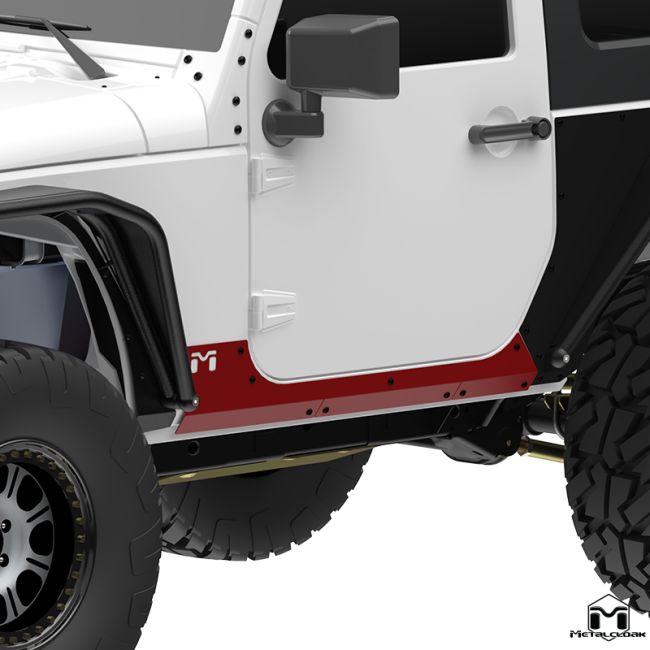 Metalcloak Rocker Exo Skin - 2 Door - Bare Metal