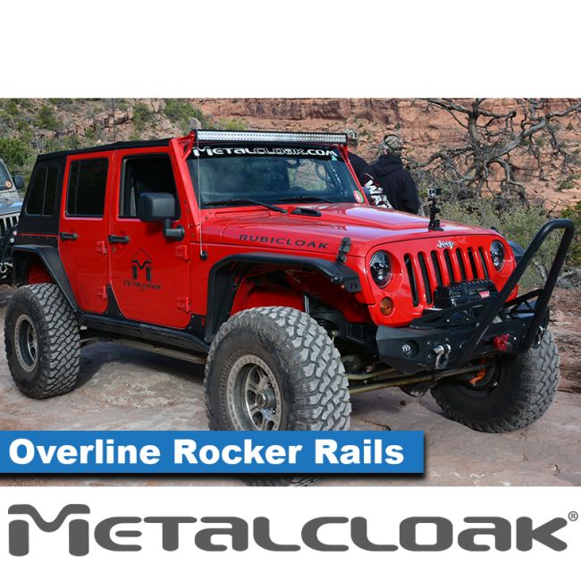 Metalcloak JK Rocker Rail - 4 Door - Bare Metal