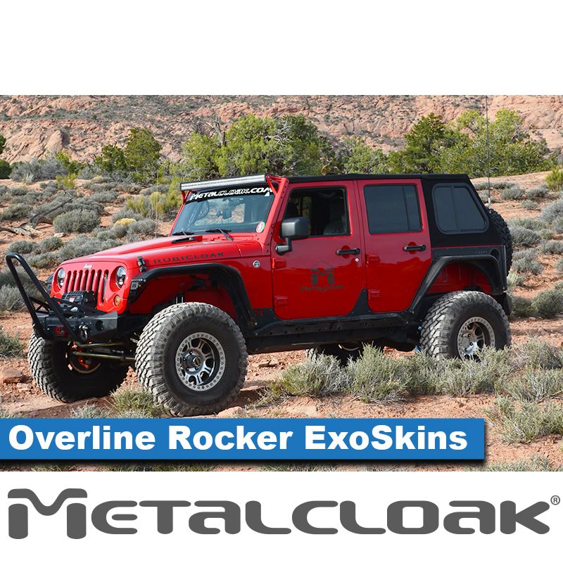 Metalcloak Rocker Exo Skin - 4 Door - Bare Metal