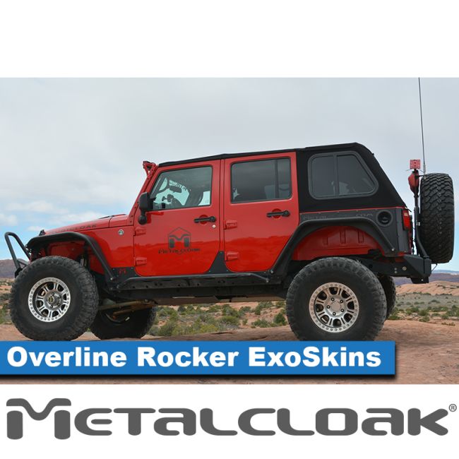 Metalcloak Rocker Exo Skin - 4 Door - Bare Metal