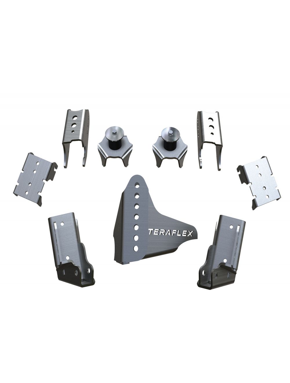 07-18 Wrangler JK Tera CRD60 Rear Axle Bracket Kit 3 Inch OD TeraFlex