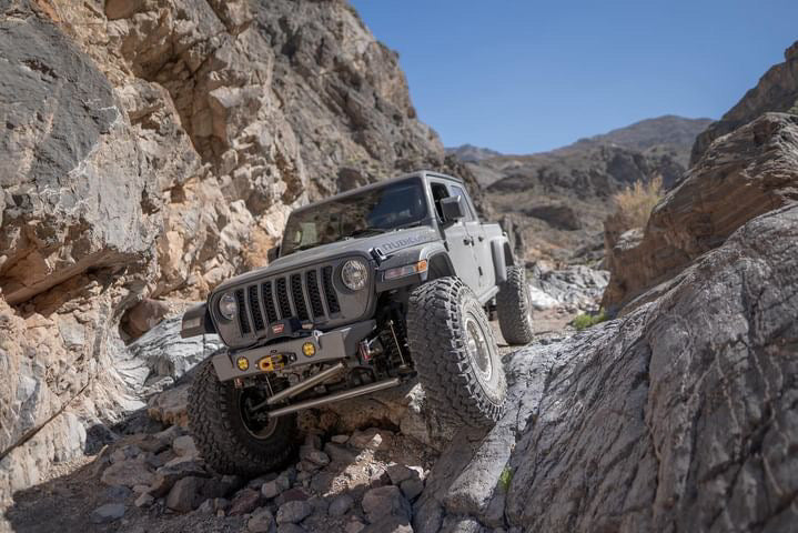 Crusher Series HD Front Bumper for Jeep JK/JKU Motobilt