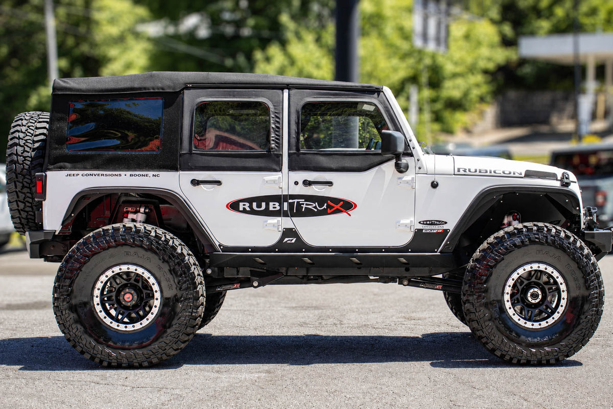 2015 Jeep Wrangler JKUR HEMI Bright White RubiTrux Show Jeep