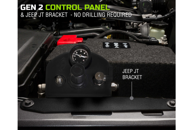 OVS 4 Tire Inflate - Engine Mount, Box, Fit, Bag, Black - JT