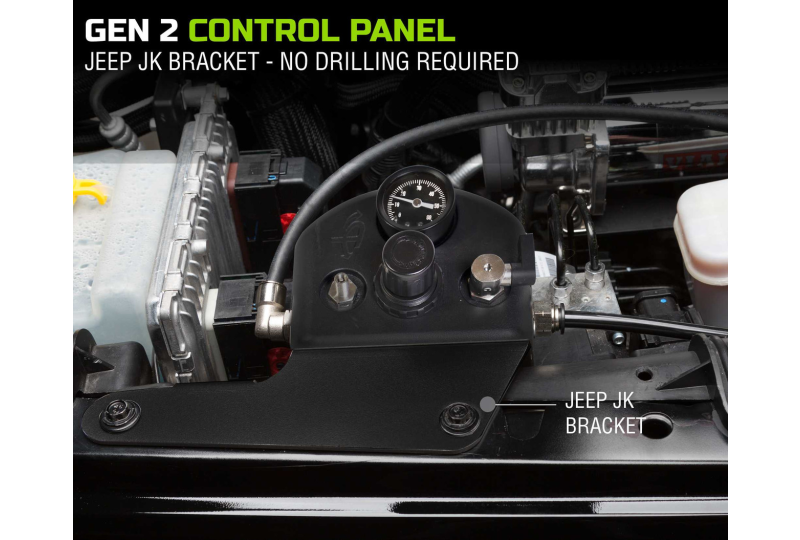 OVS 4-Tire Inflation: Mount, Hoses & Bag, Black - JK