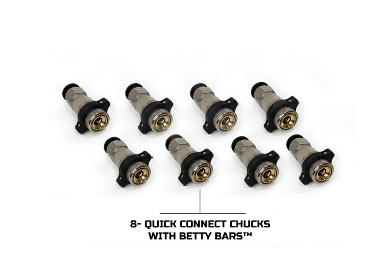 OVS 4-Tire Inflation: Mount, Hoses & Bag, Black - JK