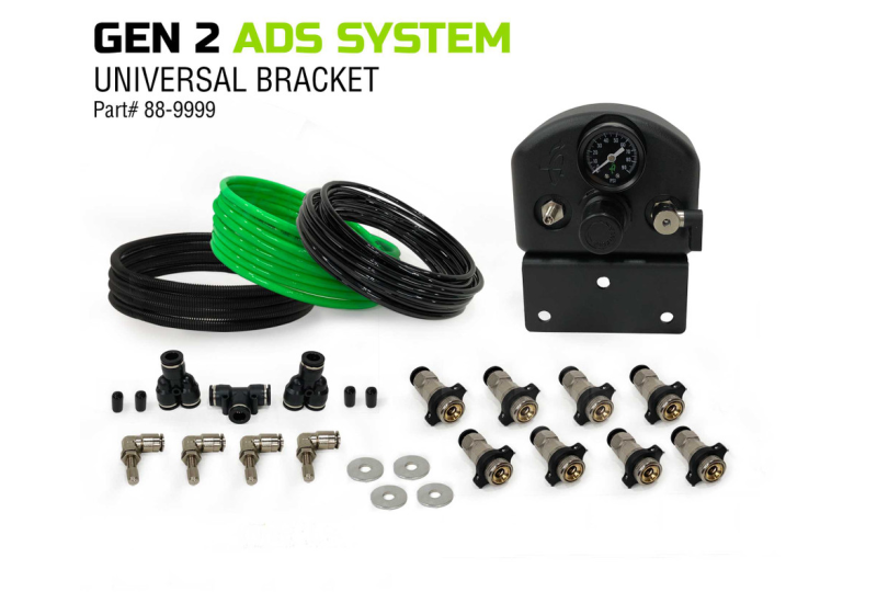 OVS 4 Tire Inflation - Universal, Box, Hoses, Bag, Black