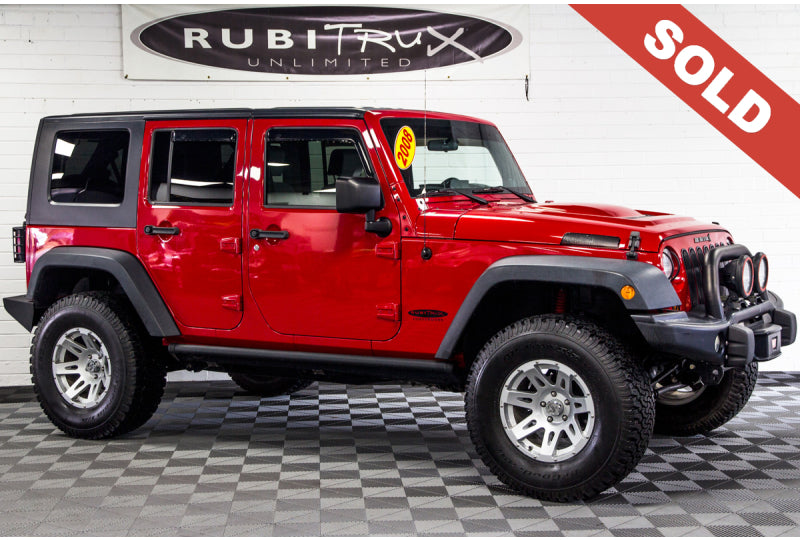Pre-Owned 2008 Jeep Wrangler Sport Unlimited Flame Red - SOLD