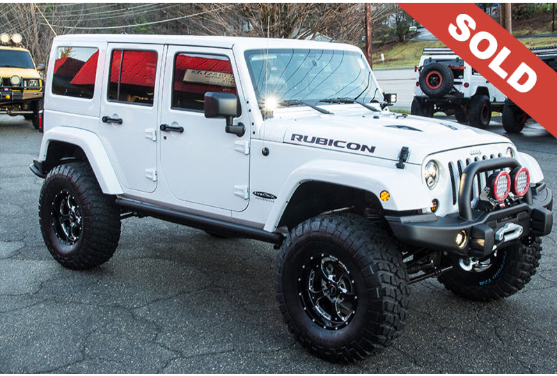2016 Jeep Wrangler Rubicon Unlimited White - SOLD
