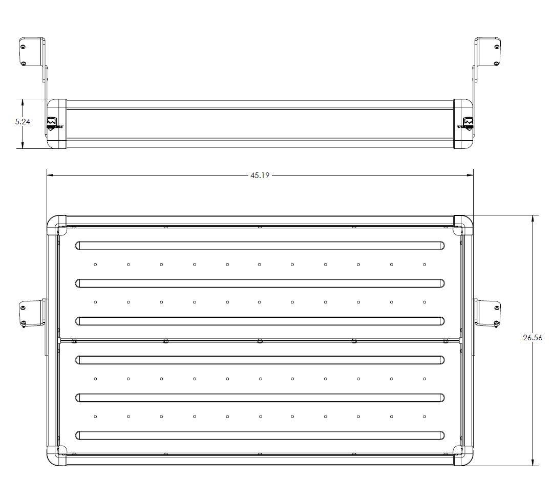 07-18 Wrangler JK 4 Door Wasatch Side Panel Kit Black TeraFlex